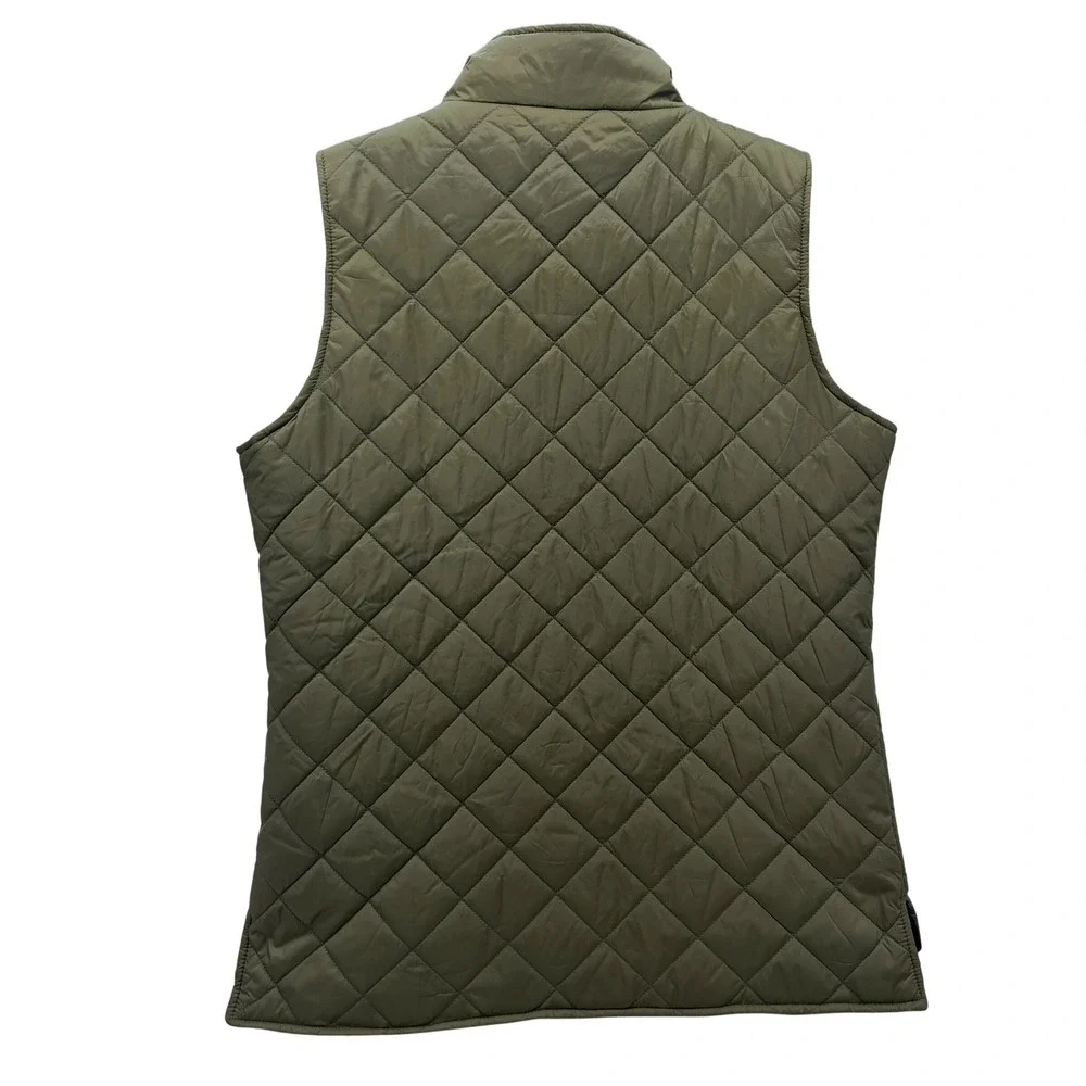 NEW Aer Lingus College Football Classic Ireland Quilted Vest Olive Green Large